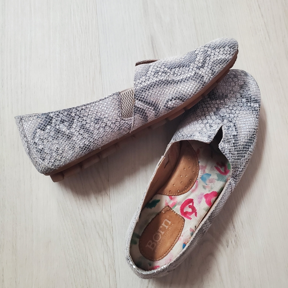 Born Women's Snakeskin Loafers